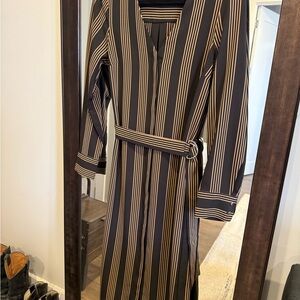 H&M Striped Long Sleeve Dress